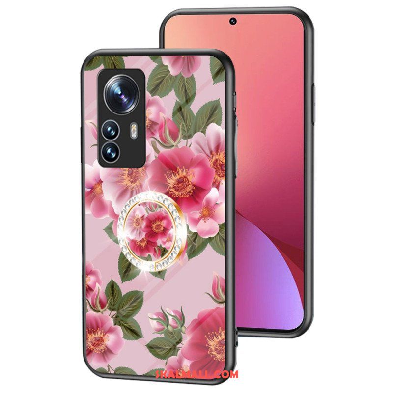 Skal Xiaomi 12 / 12X Härdat Glas Med Blomring