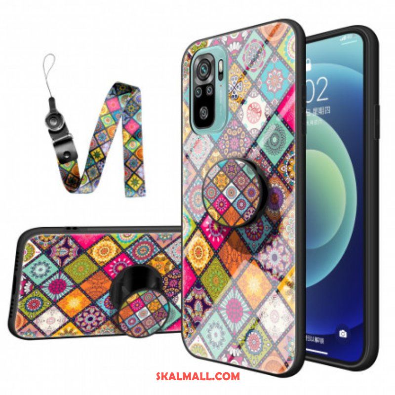 Skal Xiaomi Redmi Note 10 / 10S Patchwork Magnetisk Hållare