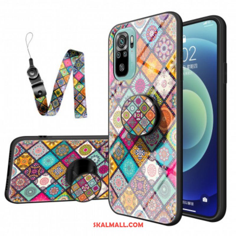 Skal Xiaomi Redmi Note 10 / 10S Patchwork Magnetisk Hållare