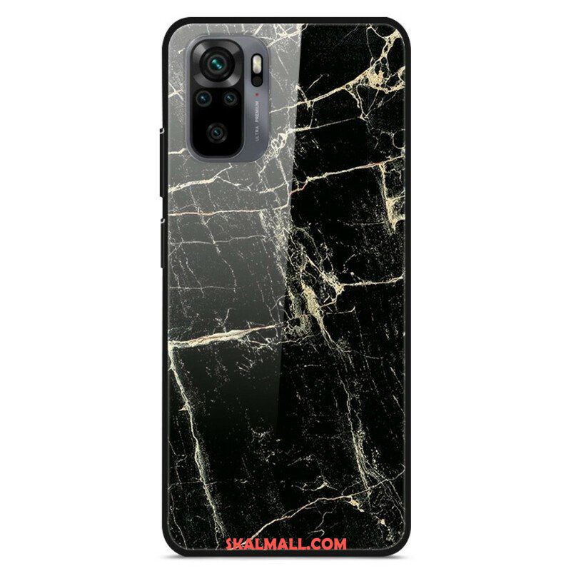 Skal Xiaomi Redmi Note 10 / 10S Supreme Marble Härdat Glas