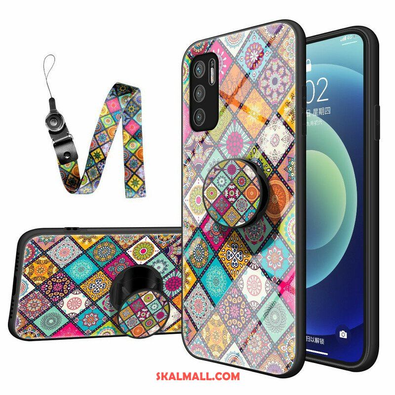 Skal Xiaomi Redmi Note 10 5G Patchwork Magnetisk Hållare