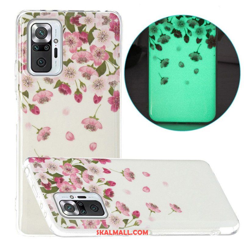 Skal Xiaomi Redmi Note 10 Pro Fluorescerande Flower Series