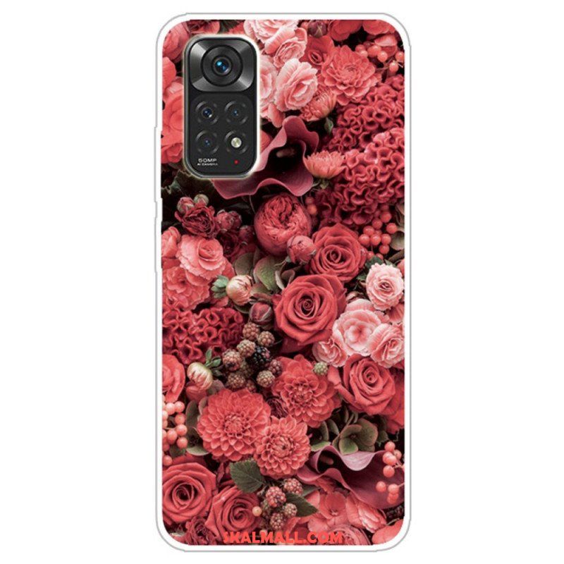 Skal Xiaomi Redmi Note 11 / 11S Intensiva Blommor