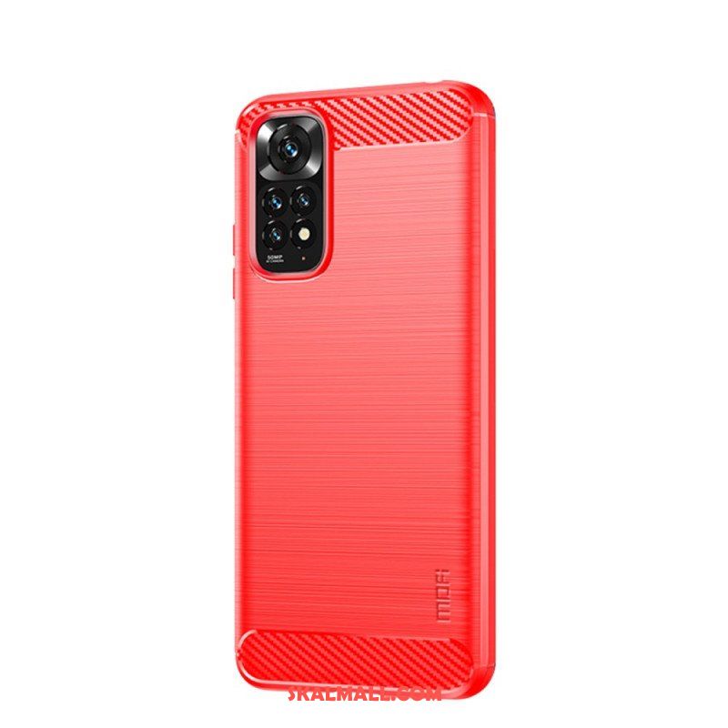 Skal Xiaomi Redmi Note 11 / 11S Mofi Borstad Kolfiber