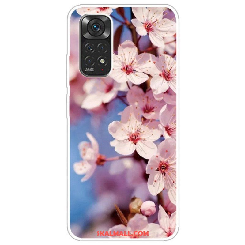 Skal Xiaomi Redmi Note 11 / 11S Realistiska Blommor