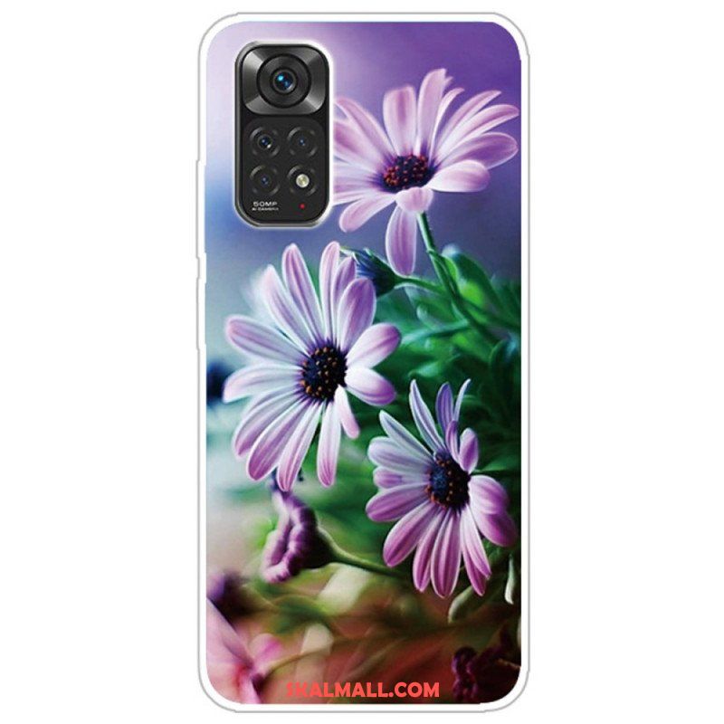 Skal Xiaomi Redmi Note 11 / 11S Realistiska Blommor