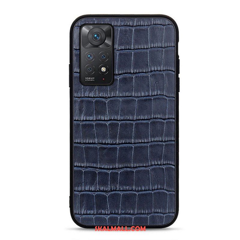 Skal Xiaomi Redmi Note 11 Pro / 11 Pro 5G Äkta Crocodile Texture Läder