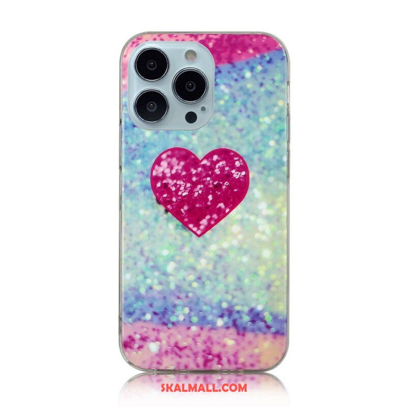 Skal iPhone 13 Pro Glitter Marmor