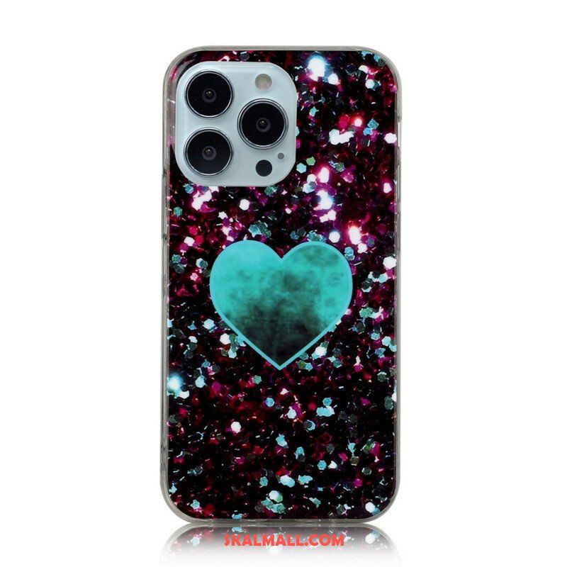 Skal iPhone 13 Pro Glitter Marmor