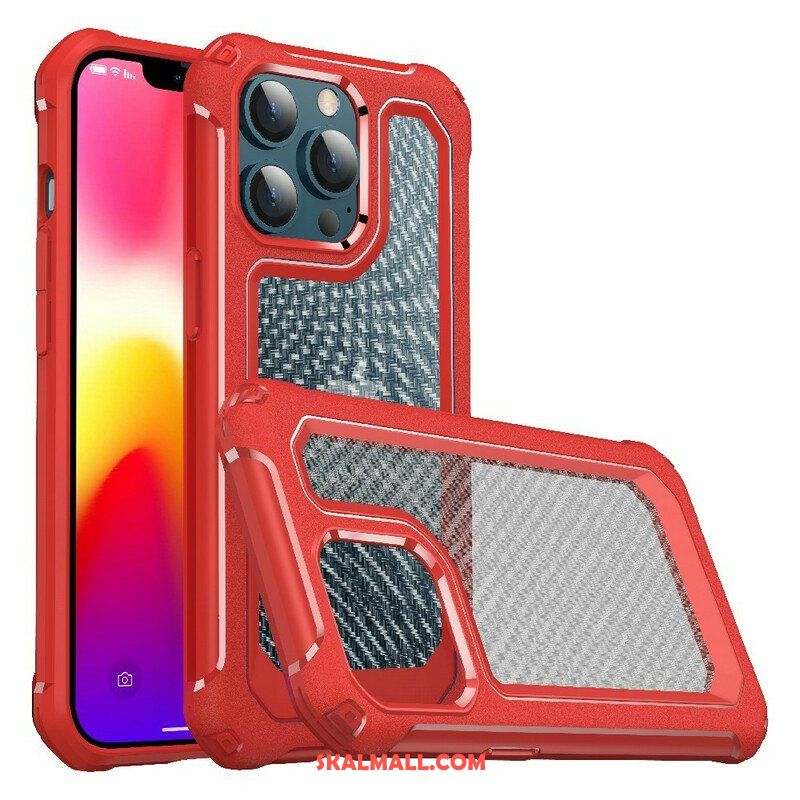 Skal iPhone 13 Pro Sömlös Kolfiberstruktur