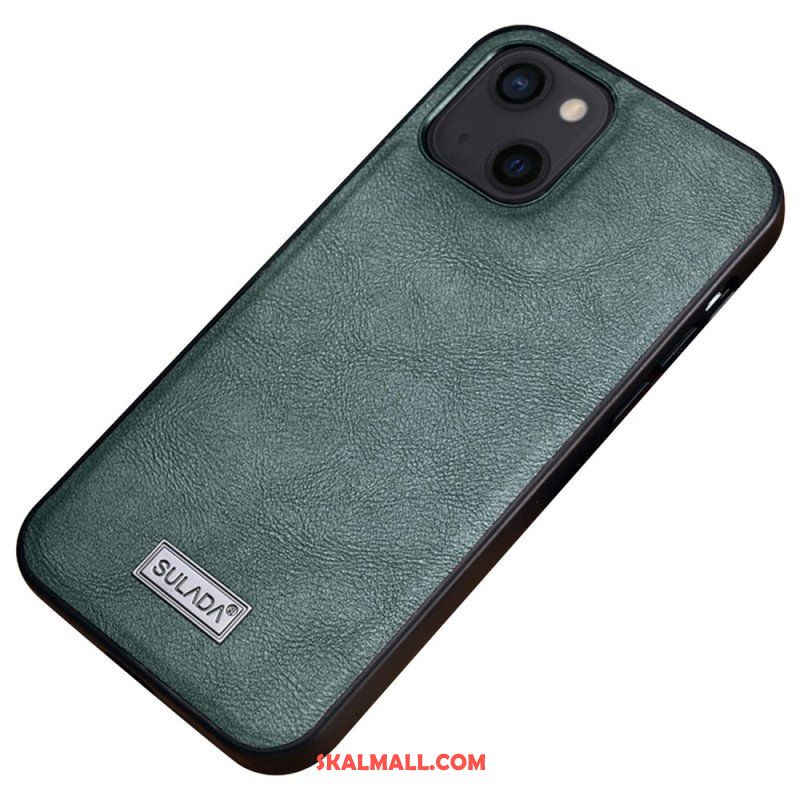 Skal iPhone 14 Sulada Lädereffekt