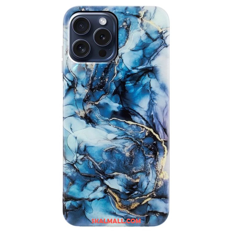 Skal iPhone 16 Pro Marmorerat Mönster