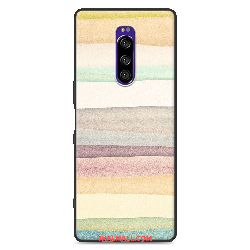 Sony Xperia 1 Skal Mobil Telefon All Inclusive Landskap Mjuk Grön Fodral Billig