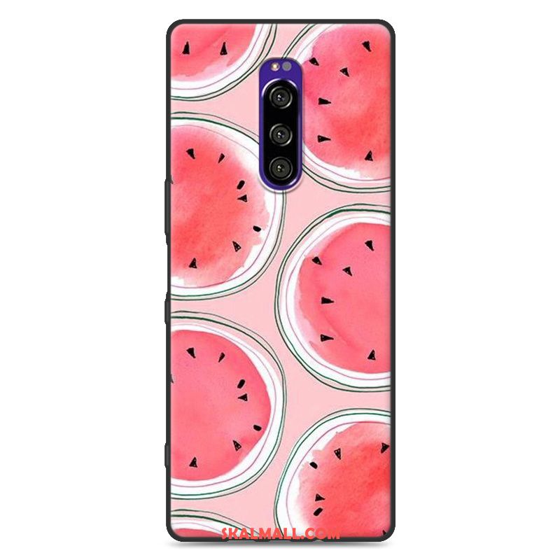 Sony Xperia 1 Skal Mobil Telefon All Inclusive Landskap Mjuk Grön Fodral Billig