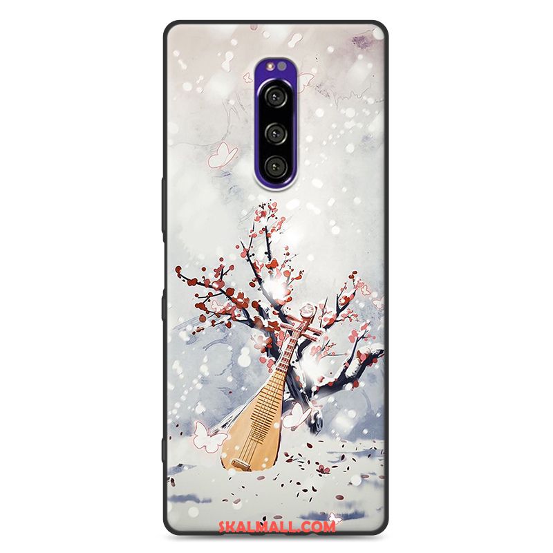 Sony Xperia 1 Skal Nubuck Rosa Vind Kreativa Mobil Telefon Till Salu