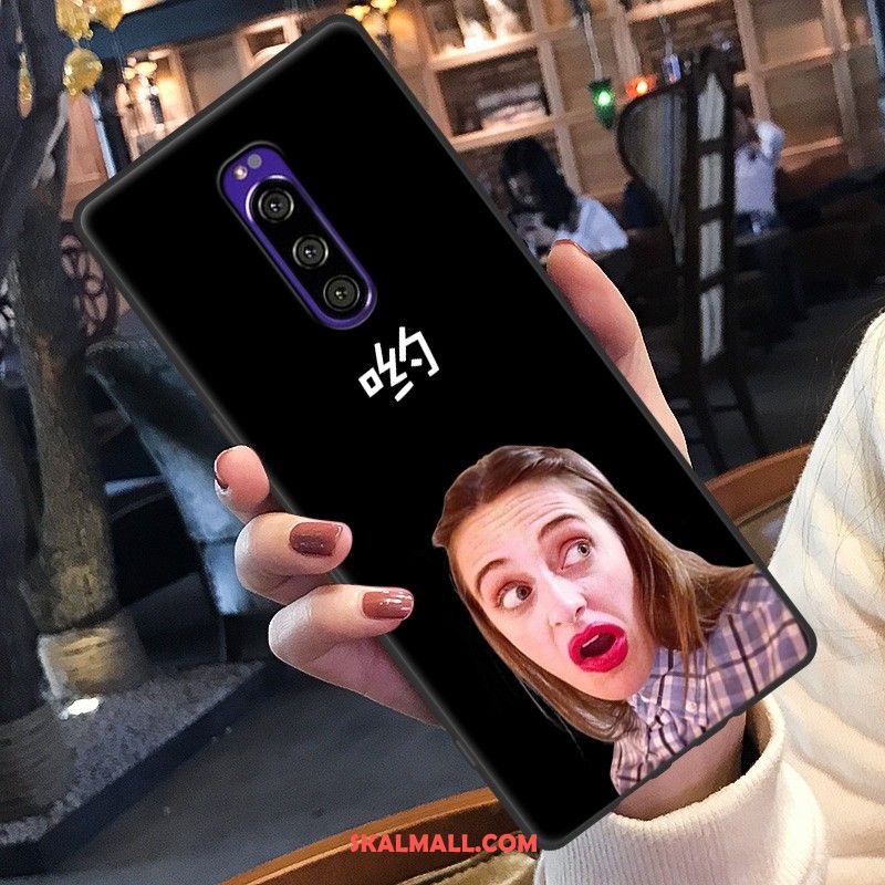 Sony Xperia 1 Skal Personlighet Mjuk Svart Silikon Kreativa Billigt