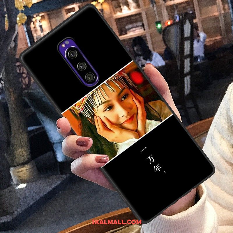 Sony Xperia 1 Skal Personlighet Mjuk Svart Silikon Kreativa Billigt