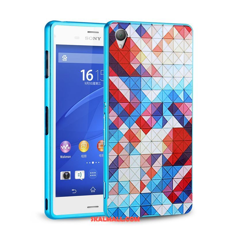 Sony Xperia E5 Skal Fallskydd Mobil Telefon Metall Frame Grön På Rea