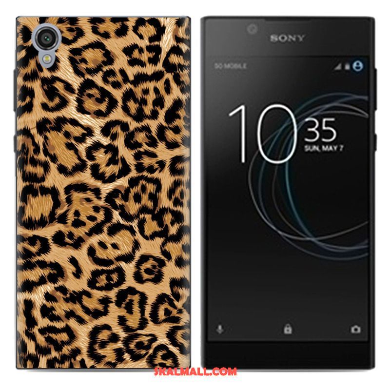 Sony Xperia L1 Skal Fallskydd Kreativa Målade Pu Mobil Telefon Rea