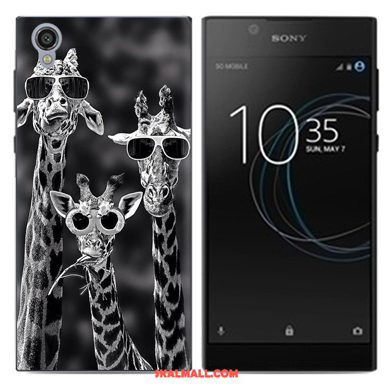 Sony Xperia L1 Skal Fallskydd Kreativa Målade Pu Mobil Telefon Rea