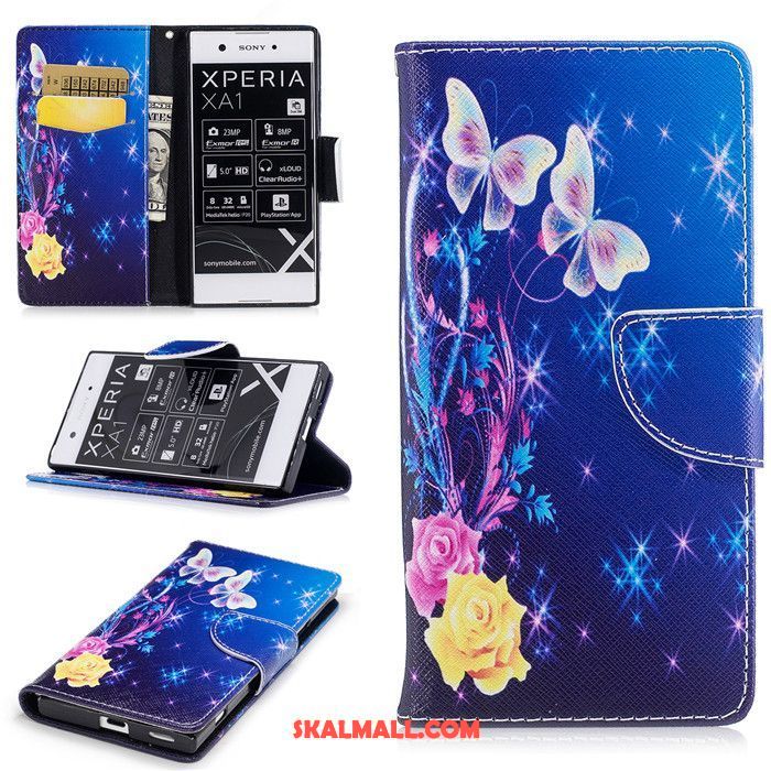 Sony Xperia Xa Skal Vit Clamshell Tecknat Mjuk Skydd Fodral Billiga