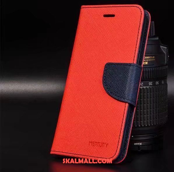 Sony Xperia Xa1 Plus Skal Fallskydd Röd Mobil Telefon Mjuk Läderfodral Billig