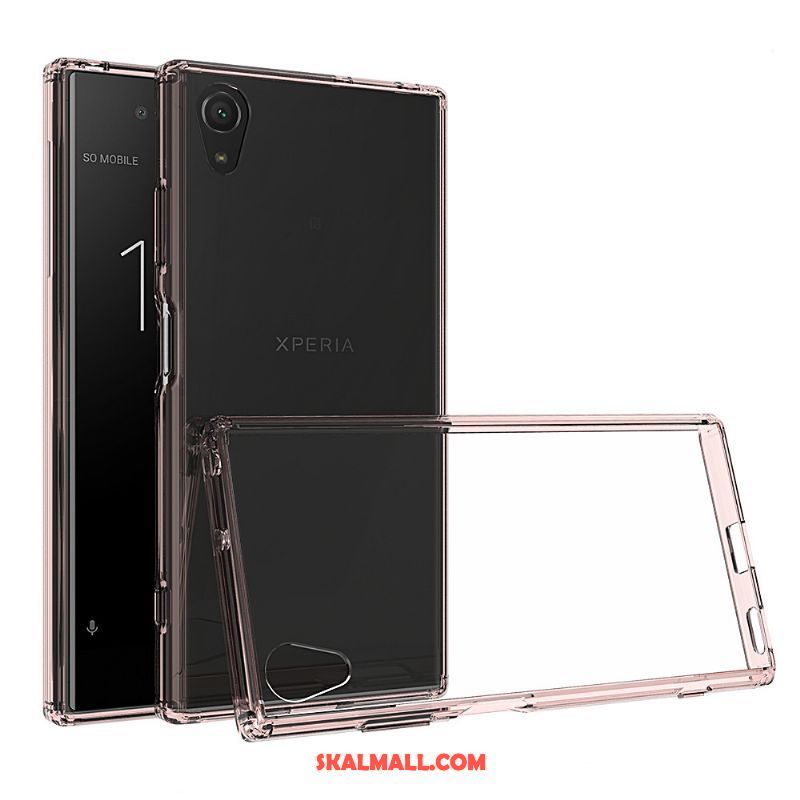 Sony Xperia Xa1 Plus Skal Frame Vit Europa Fallskydd Mobil Telefon Billiga