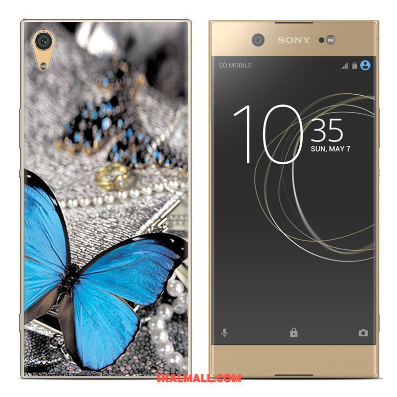 Sony Xperia Xa1 Plus Skal Leopard Mjuk Silikon Kreativa Målade Till Salu