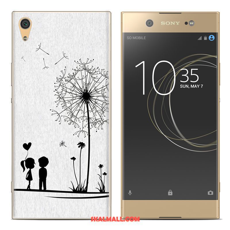 Sony Xperia Xa1 Plus Skal Leopard Mjuk Silikon Kreativa Målade Till Salu