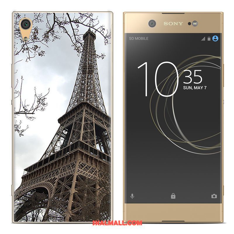 Sony Xperia Xa1 Plus Skal Leopard Mjuk Silikon Kreativa Målade Till Salu