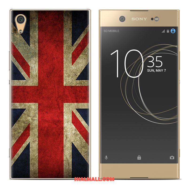 Sony Xperia Xa1 Plus Skal Leopard Mjuk Silikon Kreativa Målade Till Salu