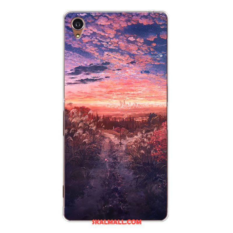 Sony Xperia Xa1 Skal All Inclusive Mjuk Landskap Rosa Silikon Köpa