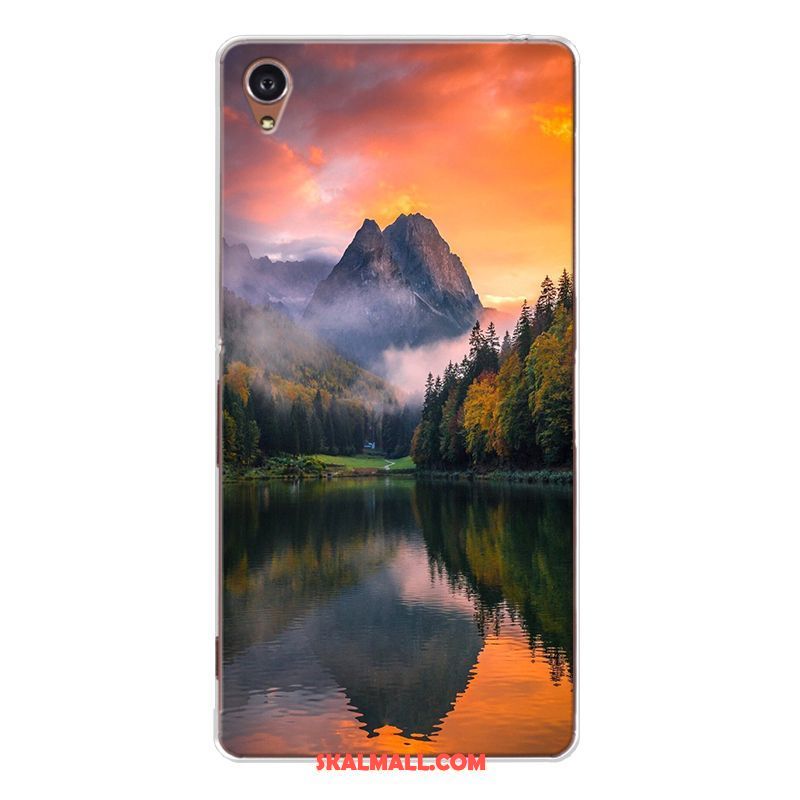 Sony Xperia Xa1 Skal All Inclusive Mjuk Landskap Rosa Silikon Köpa