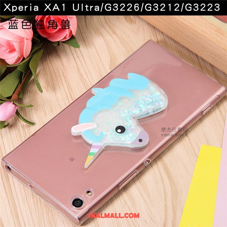 Sony Xperia Xa1 Ultra Skal Slim Transparent Skydd Mjuk Rosa Billigt