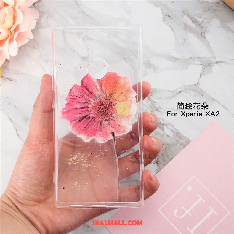 Sony Xperia Xa2 Skal Kreativa All Inclusive Mjuk Slim Transparent Billigt