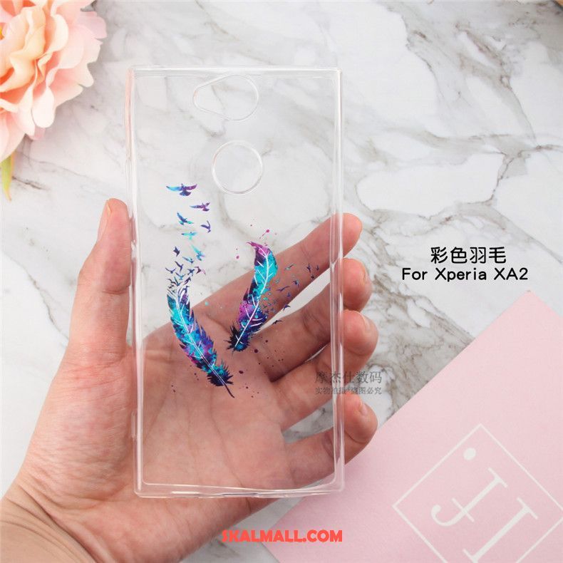 Sony Xperia Xa2 Skal Kreativa All Inclusive Mjuk Slim Transparent Billigt