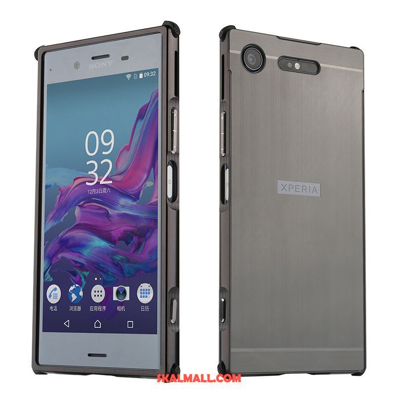 Sony Xperia Xz1 Skal Silke Bakre Omslag Mobil Telefon Frame Fallskydd Rea