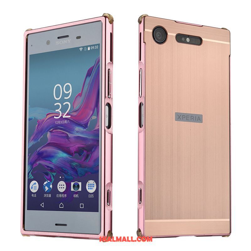 Sony Xperia Xz1 Skal Silke Bakre Omslag Mobil Telefon Frame Fallskydd Rea