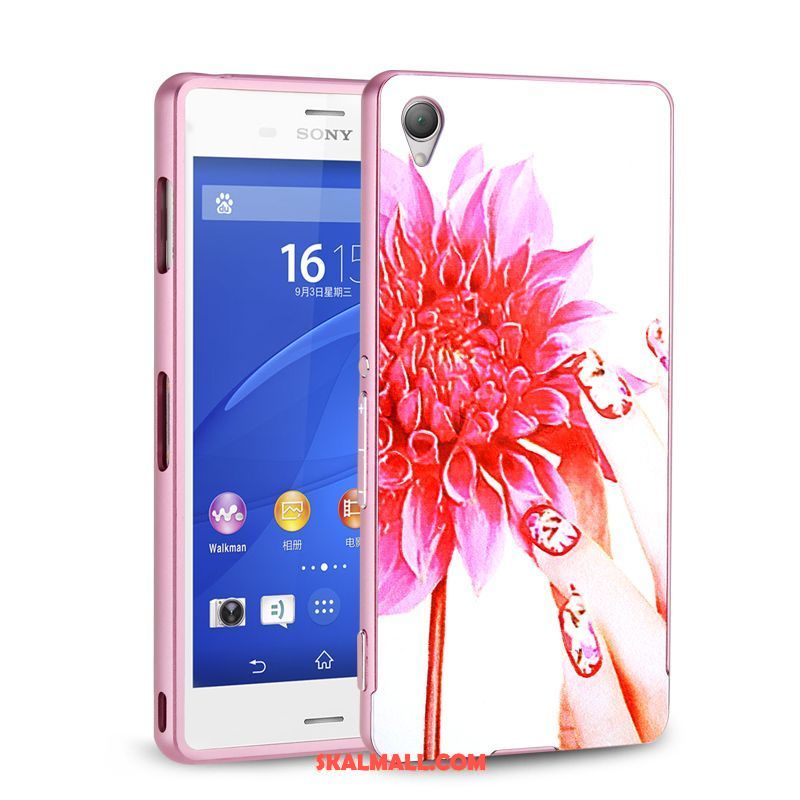 Sony Xperia Z3+ Skal Frame Hård Metall Mobil Telefon Bakre Omslag Fodral Billig