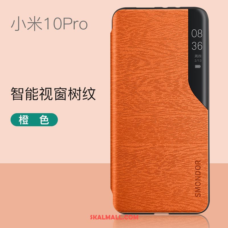 Xiaomi Mi 10 Pro Skal Mjuk Täcka Transparent Läderfodral Slim Online