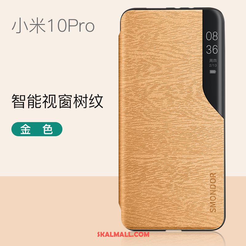 Xiaomi Mi 10 Pro Skal Mjuk Täcka Transparent Läderfodral Slim Online