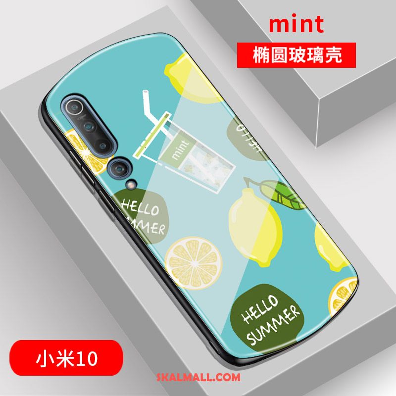 Xiaomi Mi 10 Skal Båge Spegel Glas Grön Mode Online
