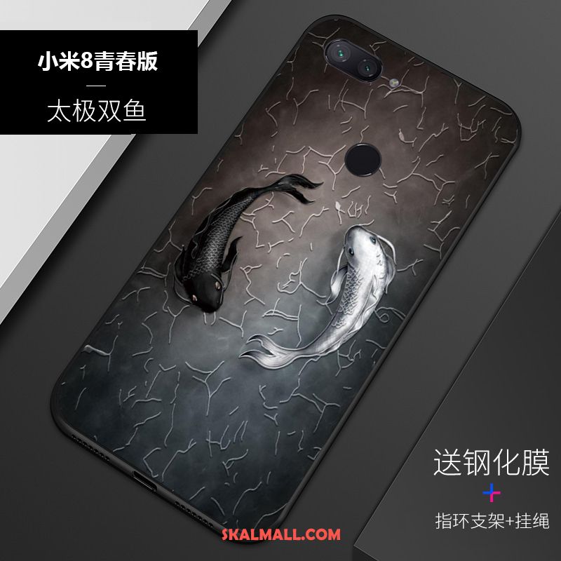 Xiaomi Mi 8 Lite Skal Liten Trend Anpassa Mjuk Nubuck Rea