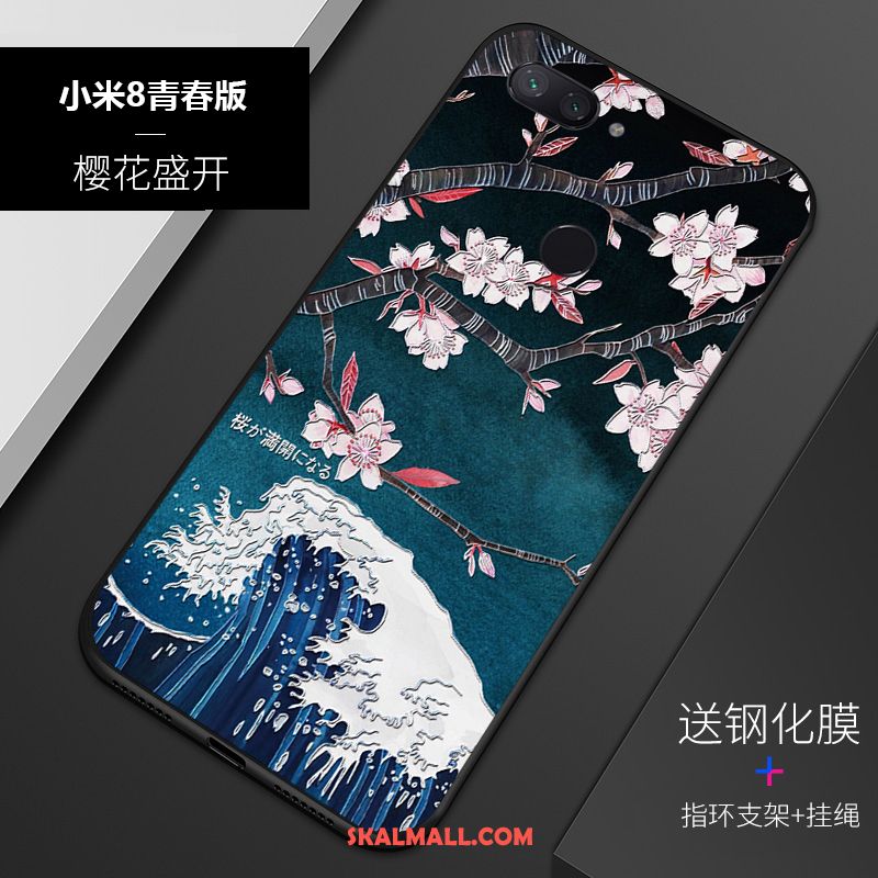 Xiaomi Mi 8 Lite Skal Liten Trend Anpassa Mjuk Nubuck Rea