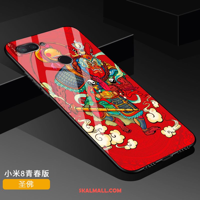 Xiaomi Mi 8 Lite Skal Transparent Kreativa Svart Ungdom Fallskydd Köpa