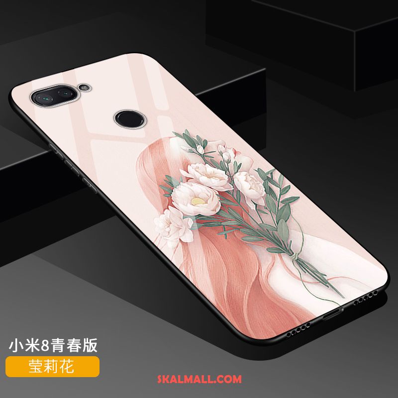 Xiaomi Mi 8 Lite Skal Transparent Kreativa Svart Ungdom Fallskydd Köpa