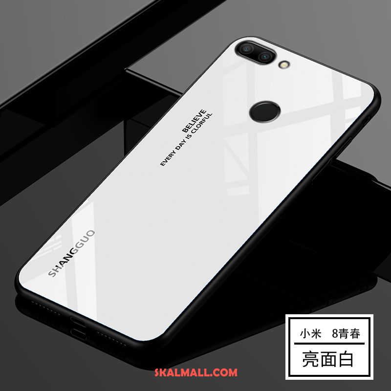Xiaomi Mi 8 Lite Skal Ungdom Spegel Personlighet Nubuck Liten Till Salu