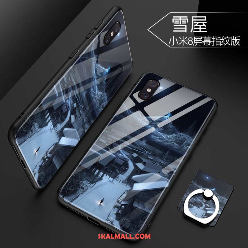 Xiaomi Mi 8 Pro Skal All Inclusive Mobil Telefon Skydd Nubuck Härdat Glas Butik