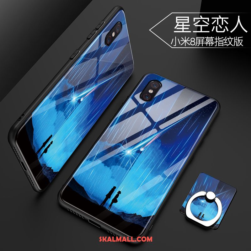 Xiaomi Mi 8 Pro Skal All Inclusive Mobil Telefon Skydd Nubuck Härdat Glas Butik