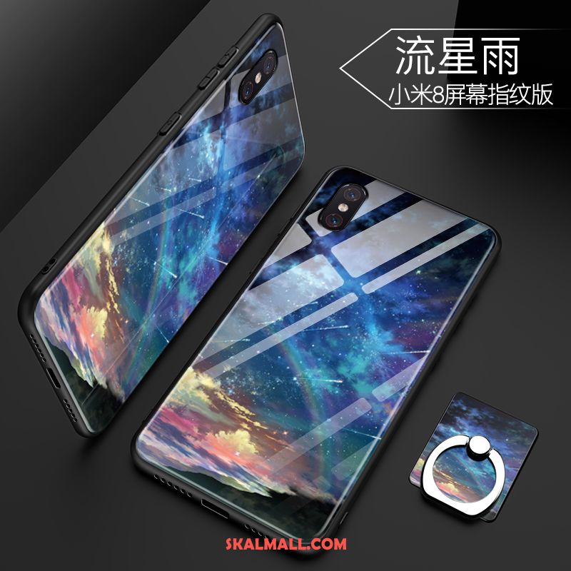 Xiaomi Mi 8 Pro Skal All Inclusive Mobil Telefon Skydd Nubuck Härdat Glas Butik